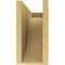 Ekena Millwork 6"W x 18"D x 12"H Classic Del Monte Rough Cedar Woodgrain TimberThane Corbel, Primed Tan CORUR06X18X12DELRCPR - alternate 3
